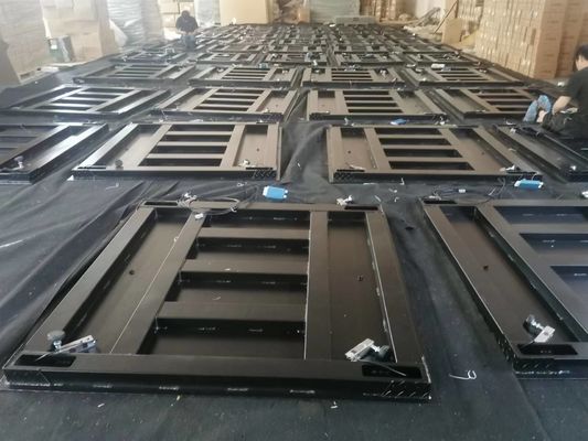 0.6m x 0,8m bis 1m x 1,2m 0,5t-2t Waageplattform Bodenpufferung Skala anpassbar