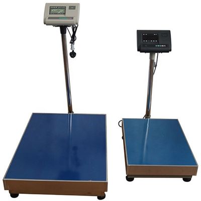 150 kg 600 kg Digitale Zählung Lagerbodenplattform Bankwaage mit LED-Display