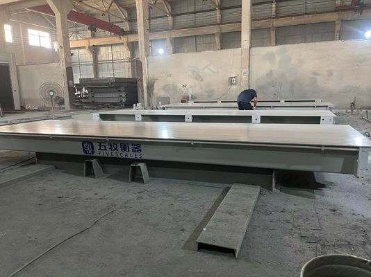 30 Tonnen 300T auf LED-Display-Wagenbrücke für 16 M-Wagen und 60 Tonnen Lastwagenwaage