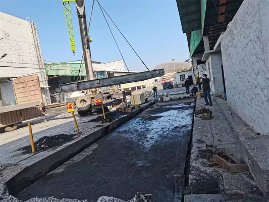 Protección de nivel IP68 Puente de pesaje digital de concreto de 120 t para requisitos personalizados