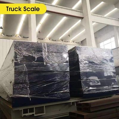 Plataforma de puente de pesas para camiones de 3*10m de 60 toneladas con protección contra sobrecarga de seguridad de 125%F.S.